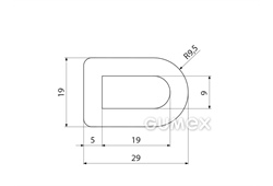 SILIKONPROFILE D-FORM